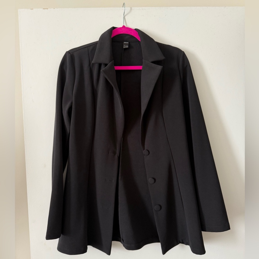 shein black blazer